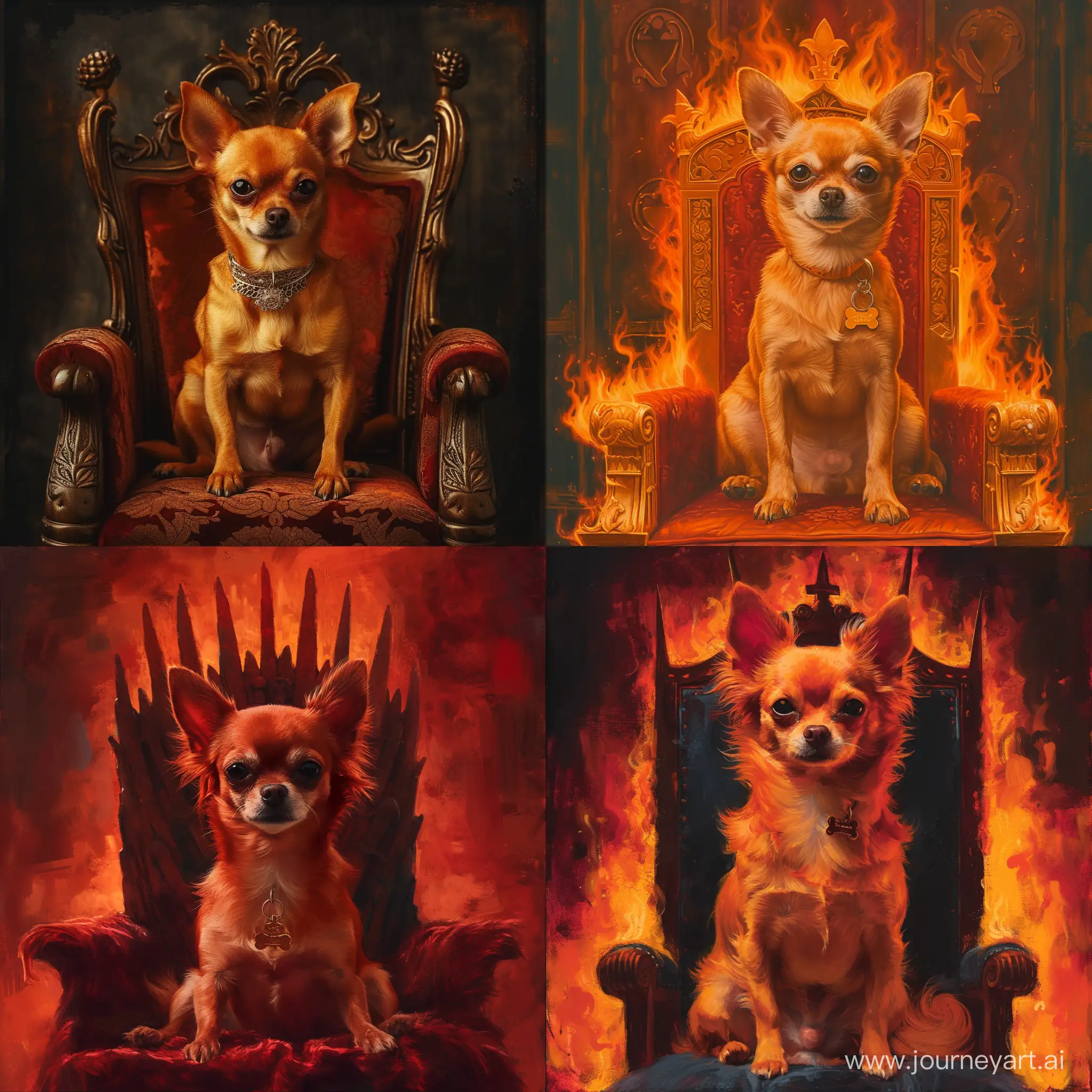 Regal-ShortHaired-Chihuahua-on-Throne
