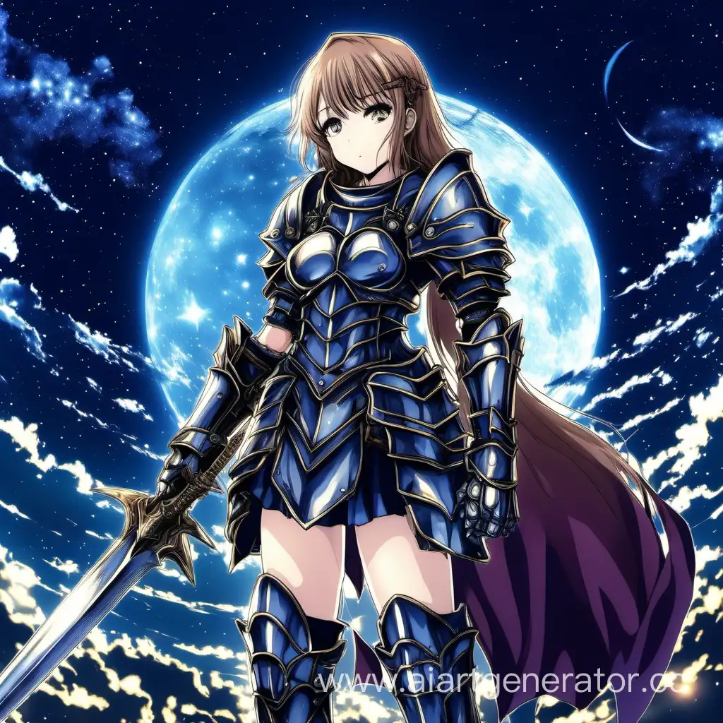 Anime-Girl-in-Armor-Against-Night-Sky-4K