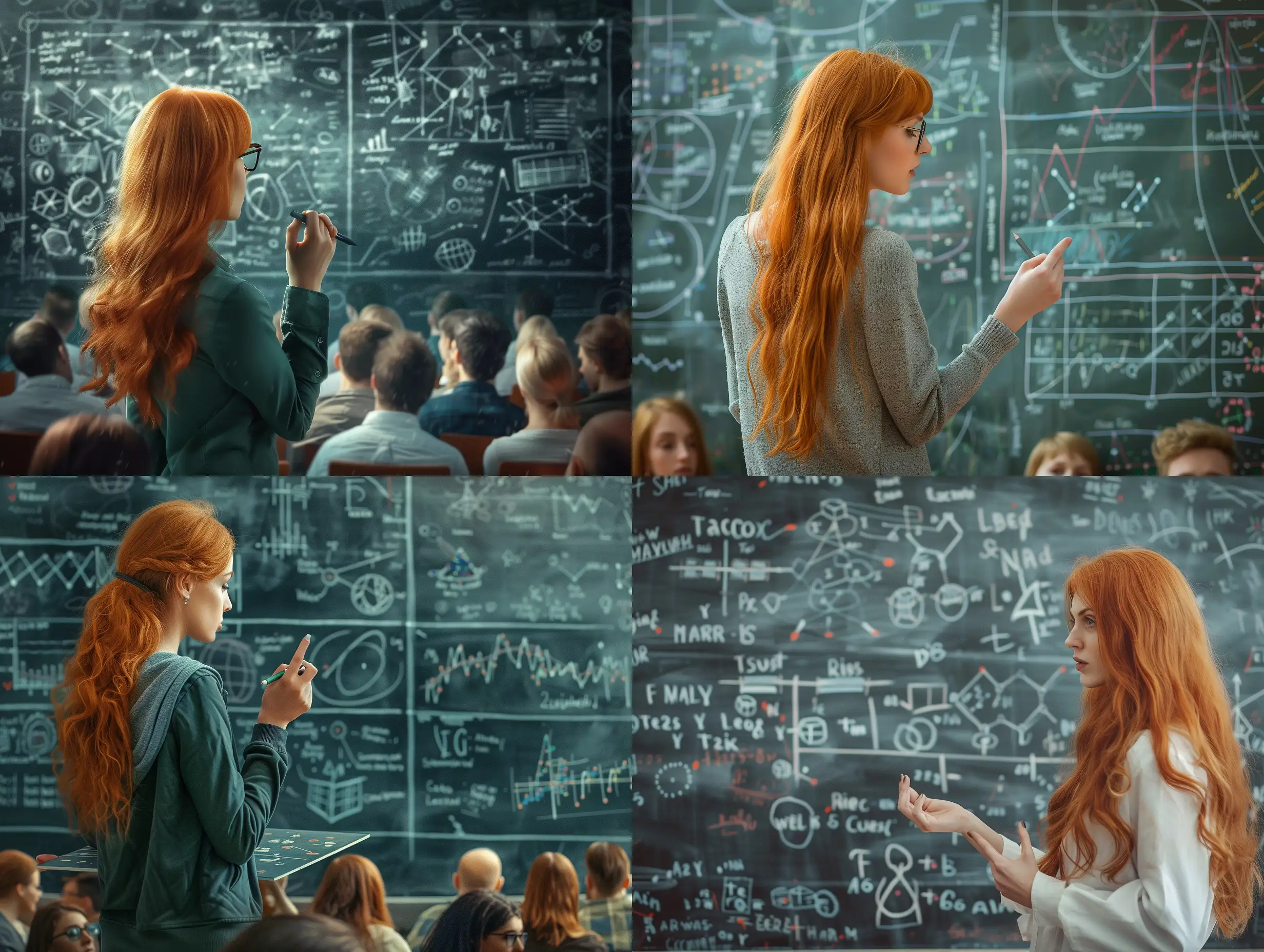 Redhead-Math-Teacher-Explains-Complex-Science-to-Large-Audience