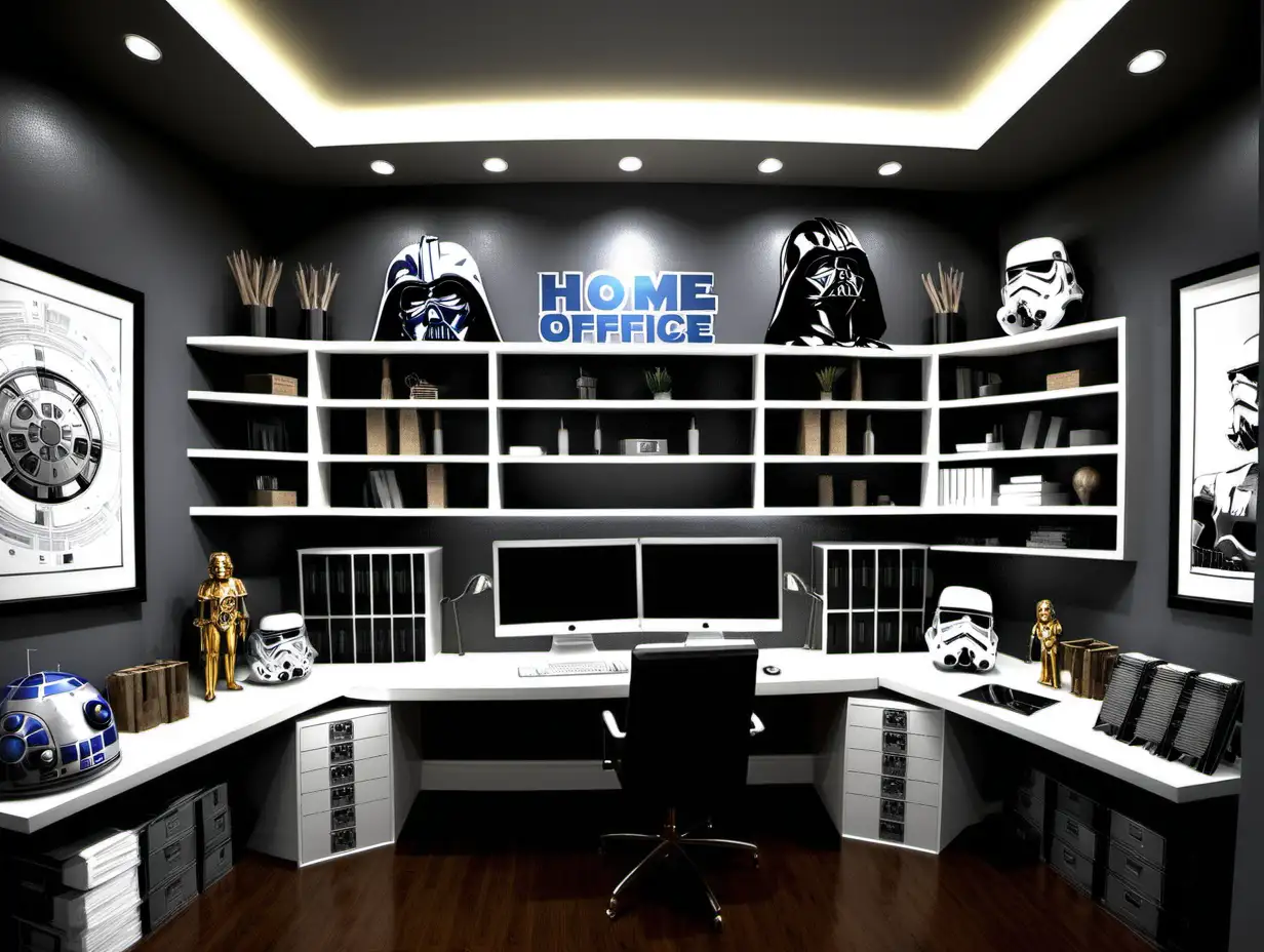 Modern Star WarsInspired Home Office Design Ideas