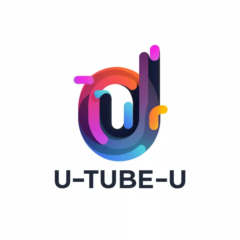 a logo design,with the text "UTubeU", main symbol:main: UTubeU,,Moderate,be used in Technology industry,clear background