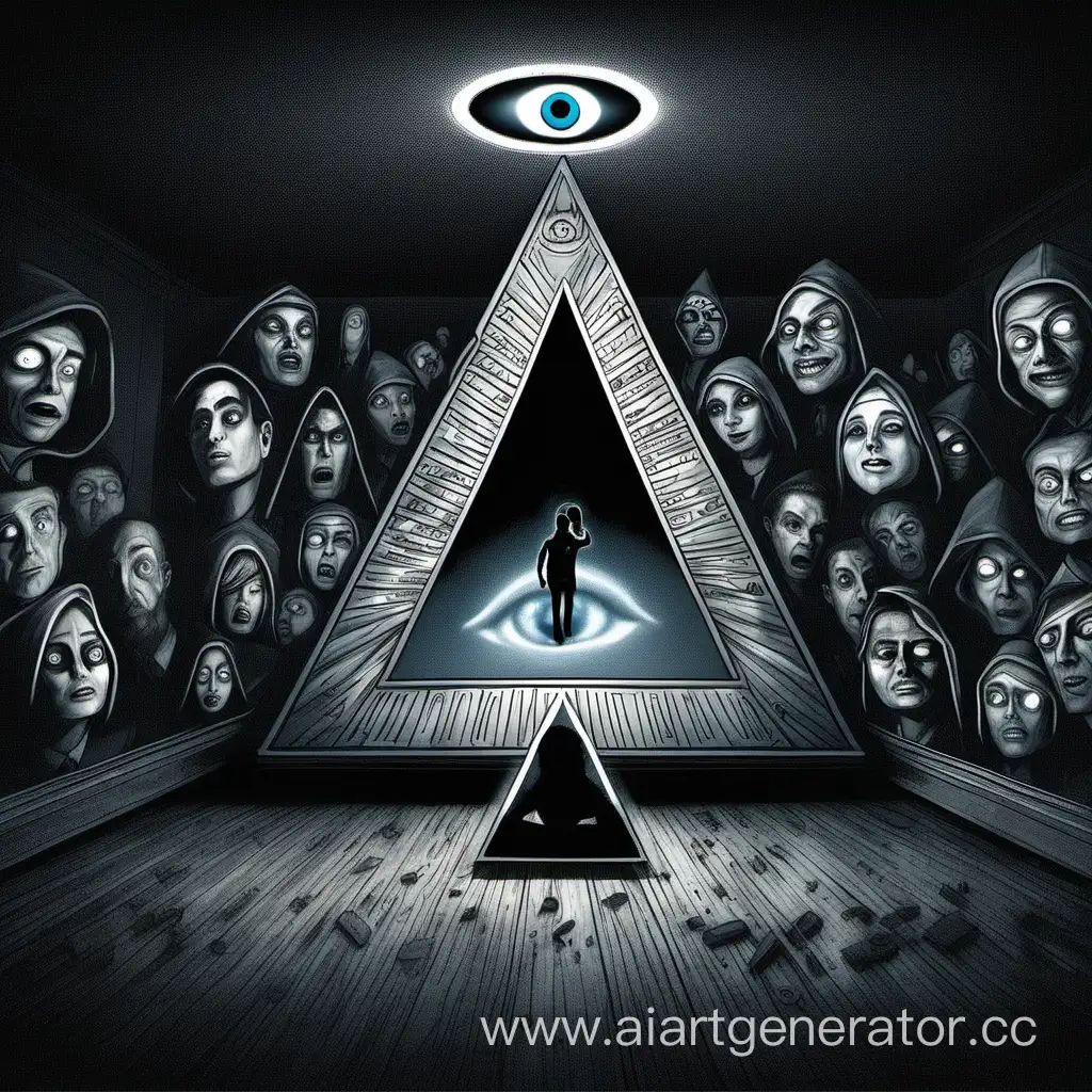 Mysterious-Illuminati-Meeting-Conducting-Skype-Call-in-a-Dimly-Lit-Room