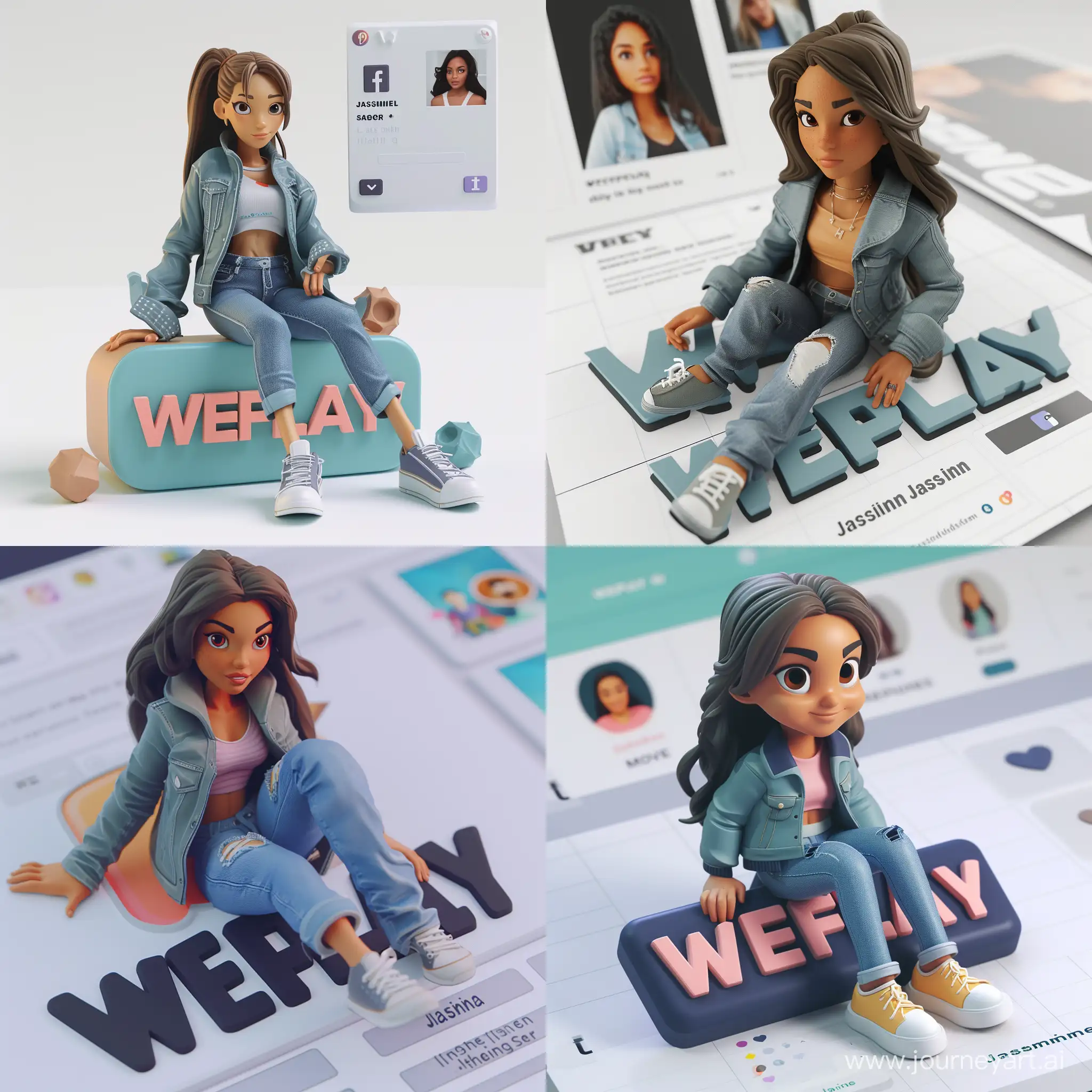 Casually-Seated-Animated-Girl-on-WEPLAY-Social-Media-Logo
