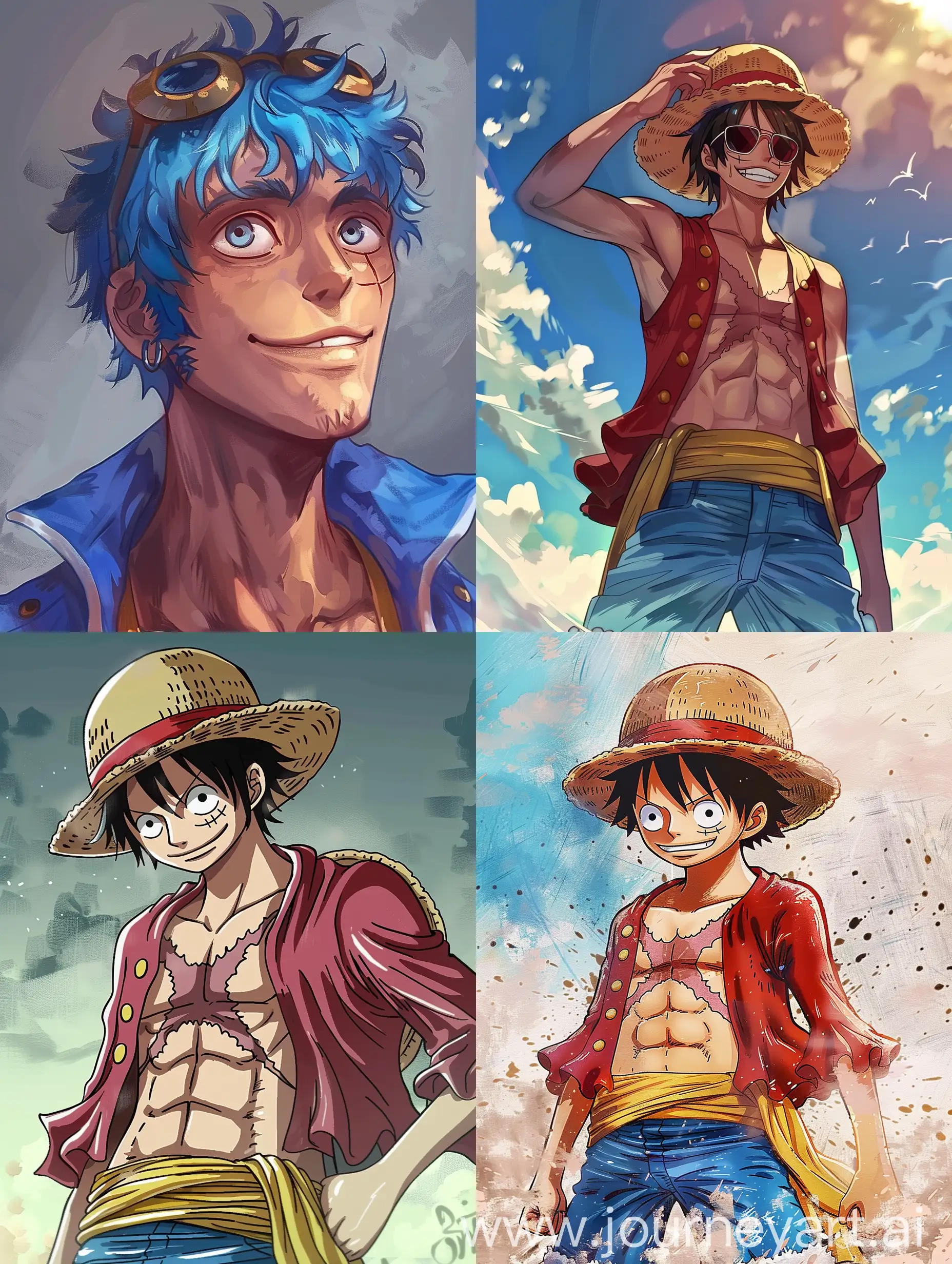 Nico Robin from One Piece in Studio Ghibli style