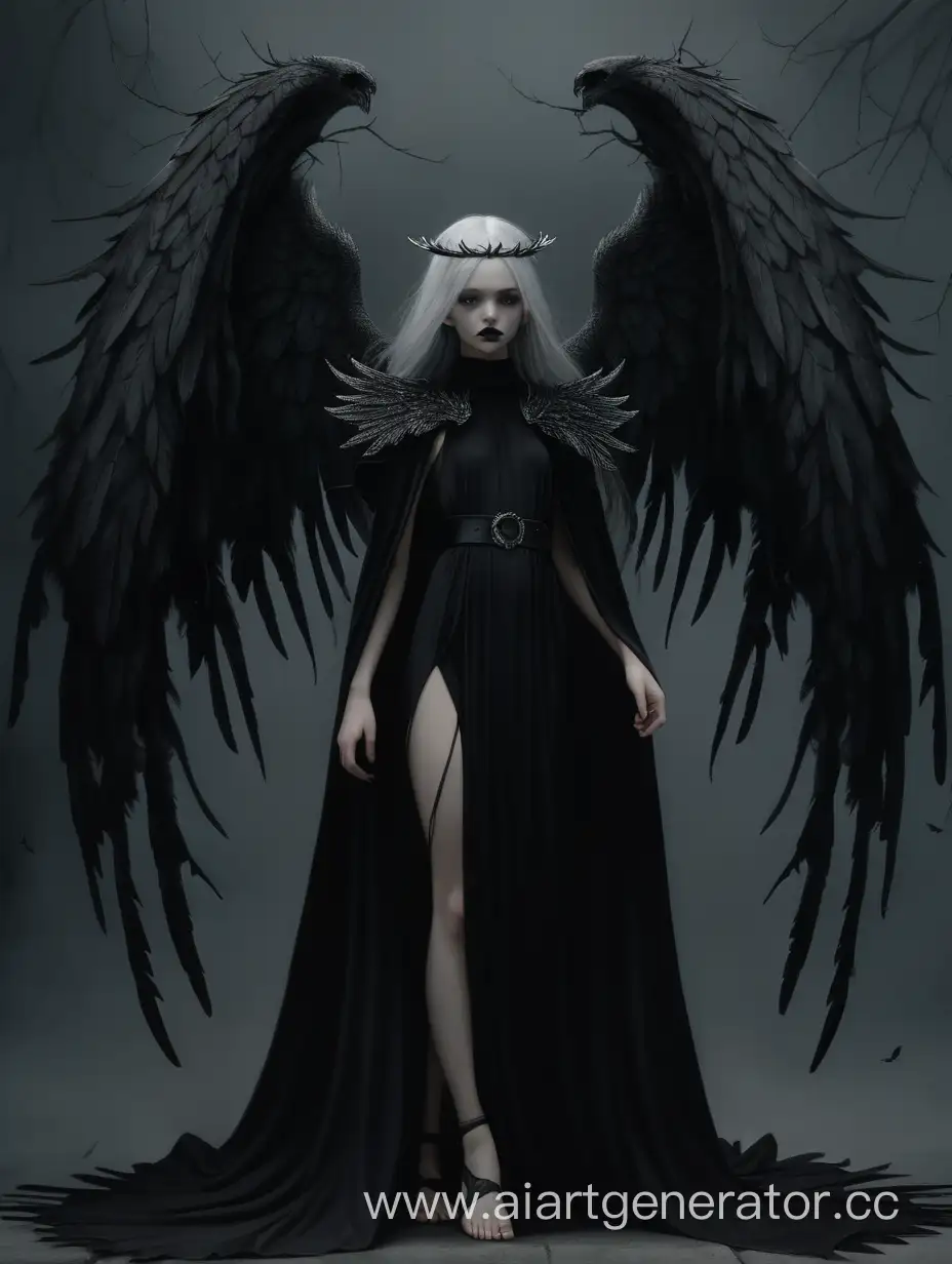 Ethereal-Gothic-Angel-with-Black-Wings-and-Thorn-Halo