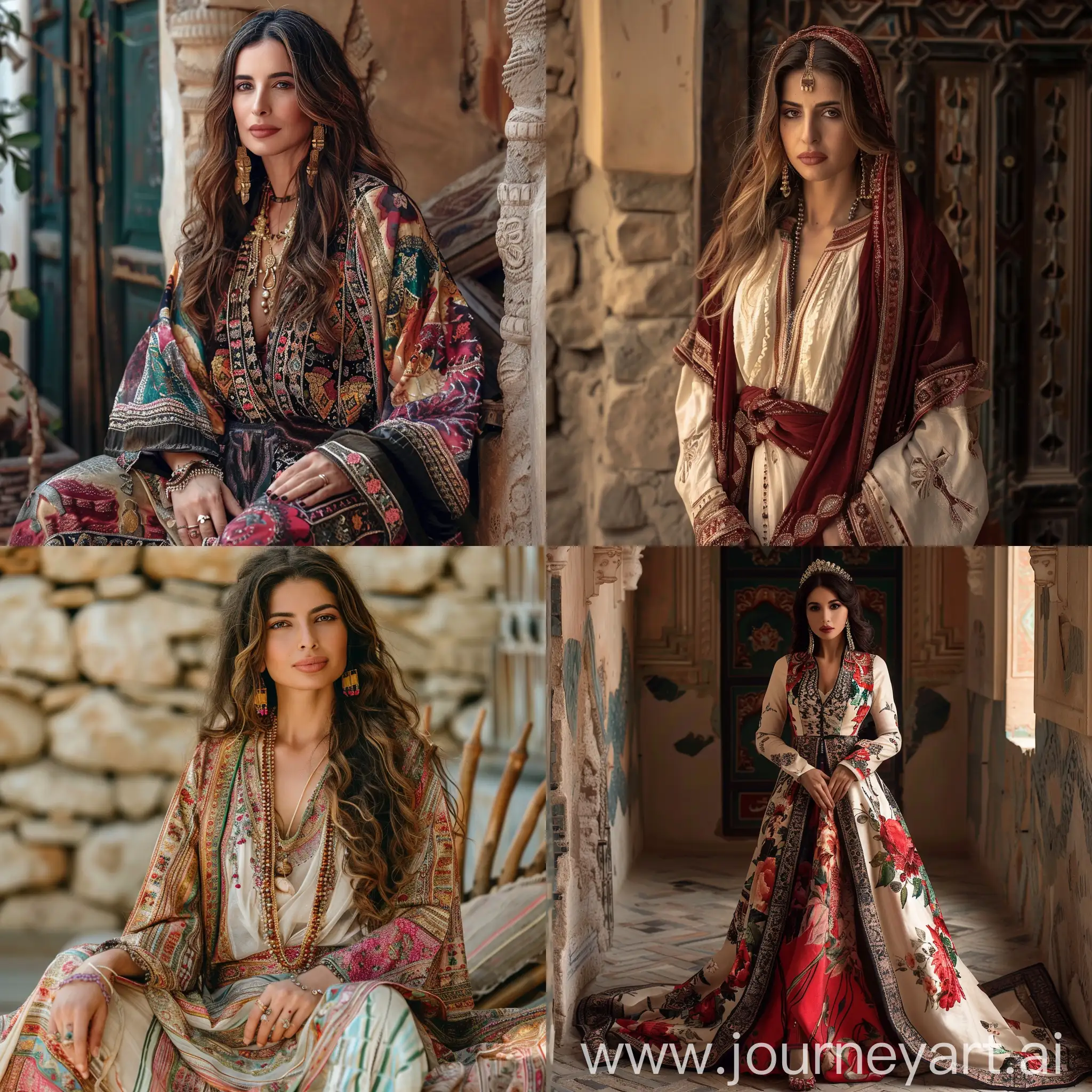 Nancy-Ajram-Wearing-Traditional-Sanaa-Dress-Portrait