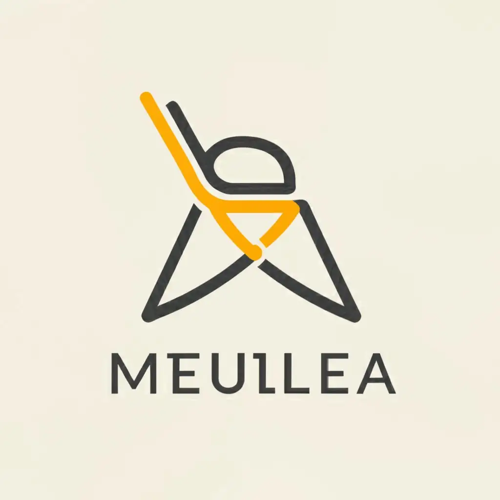 a logo design,with the text "MEUBLEA", main symbol:furniture,Moderate,clear background