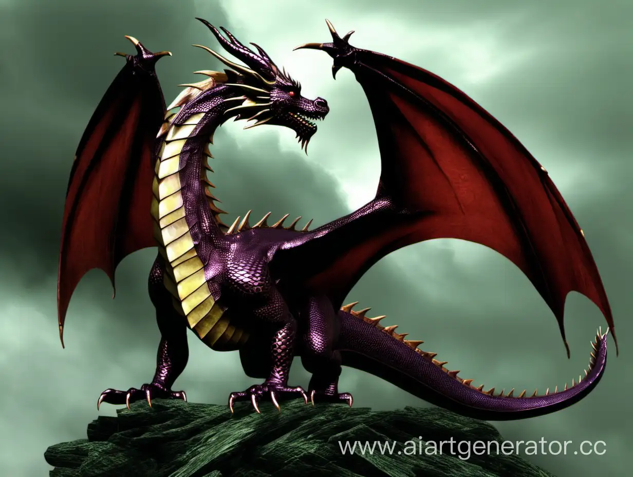 Majestic-FireBreathing-Dragon-in-Enchanted-Forest