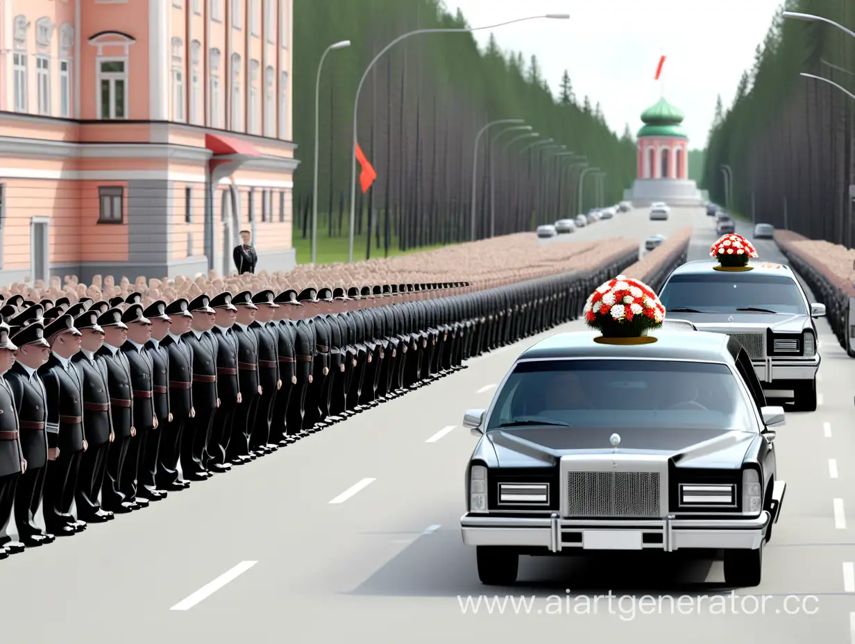 Presidential-Motorcade-Procession-in-Karelia