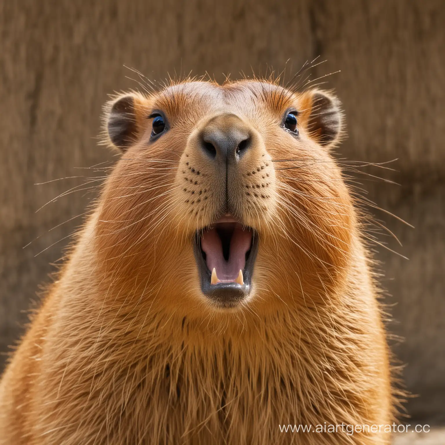 Surprised-Capybara-with-Open-Mouth-Facing-Forward