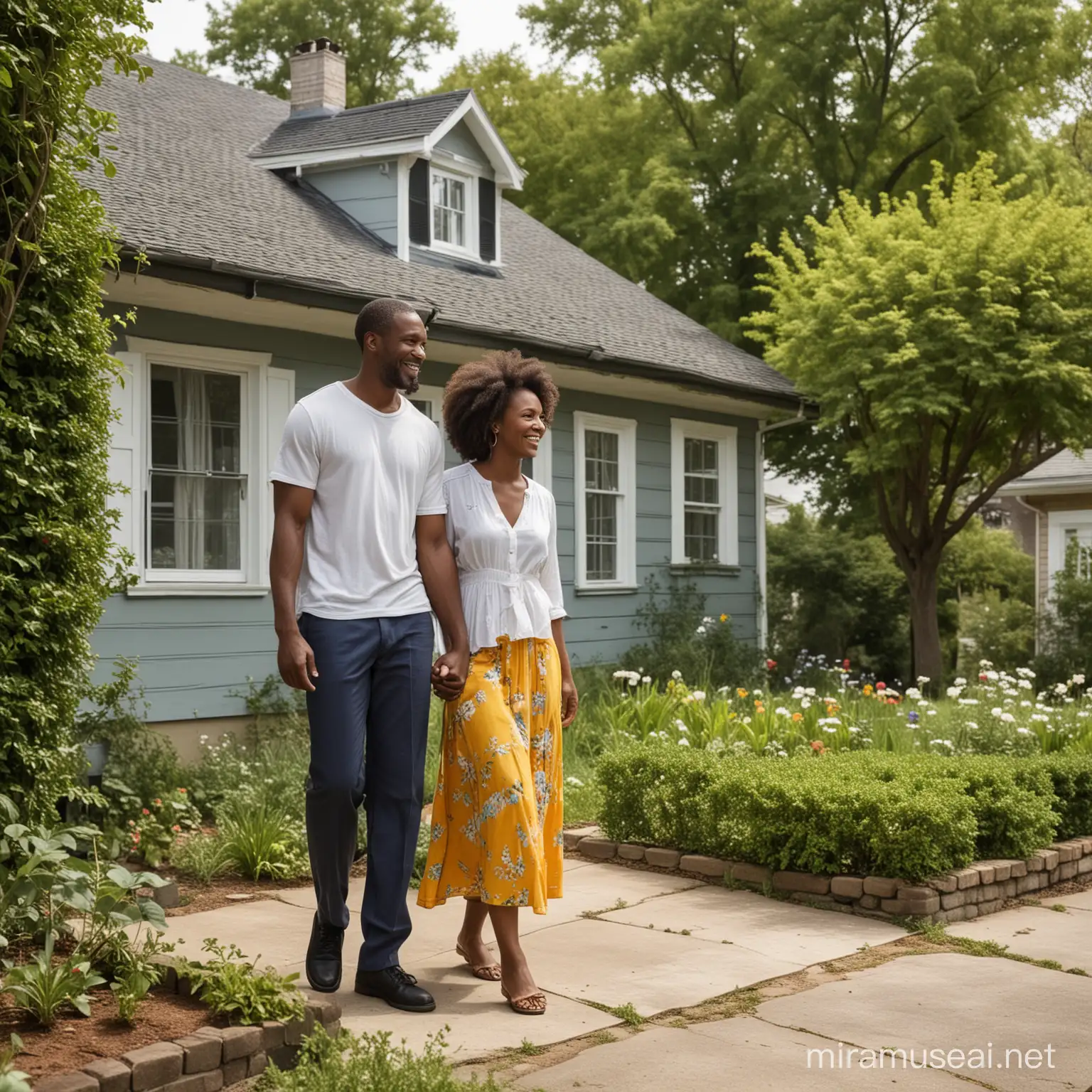 Renovated Family Homecoming Joyful Return of a Black Family