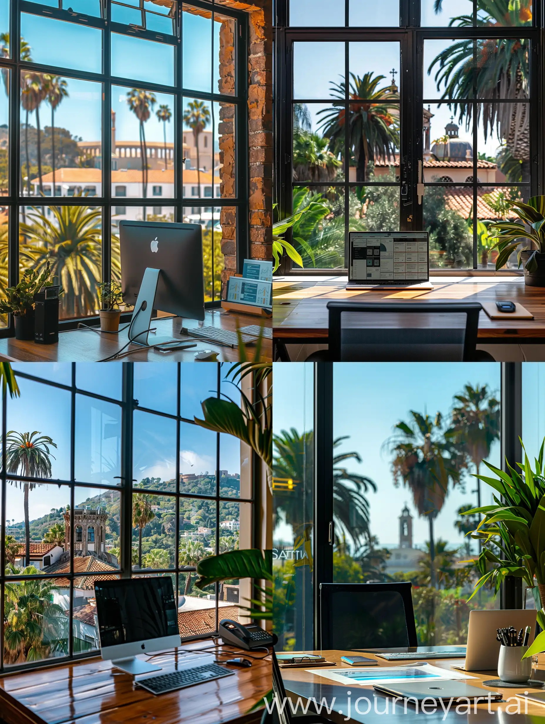 Tech-Startup-Office-Overlooking-Santa-Monica-Data-Analytics-Company-Workspace