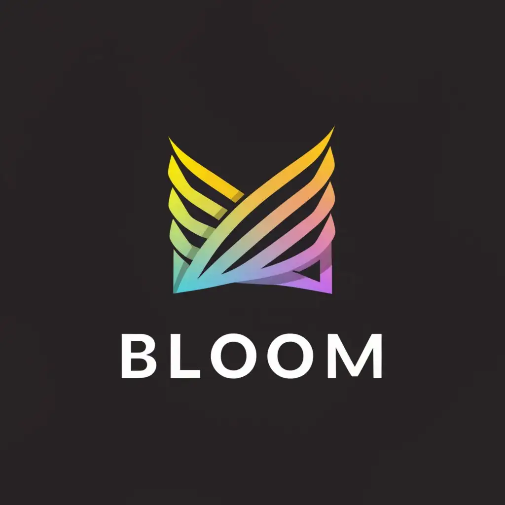 LOGO Design for Bloom Modern Typography with Winged B Symbol for ...