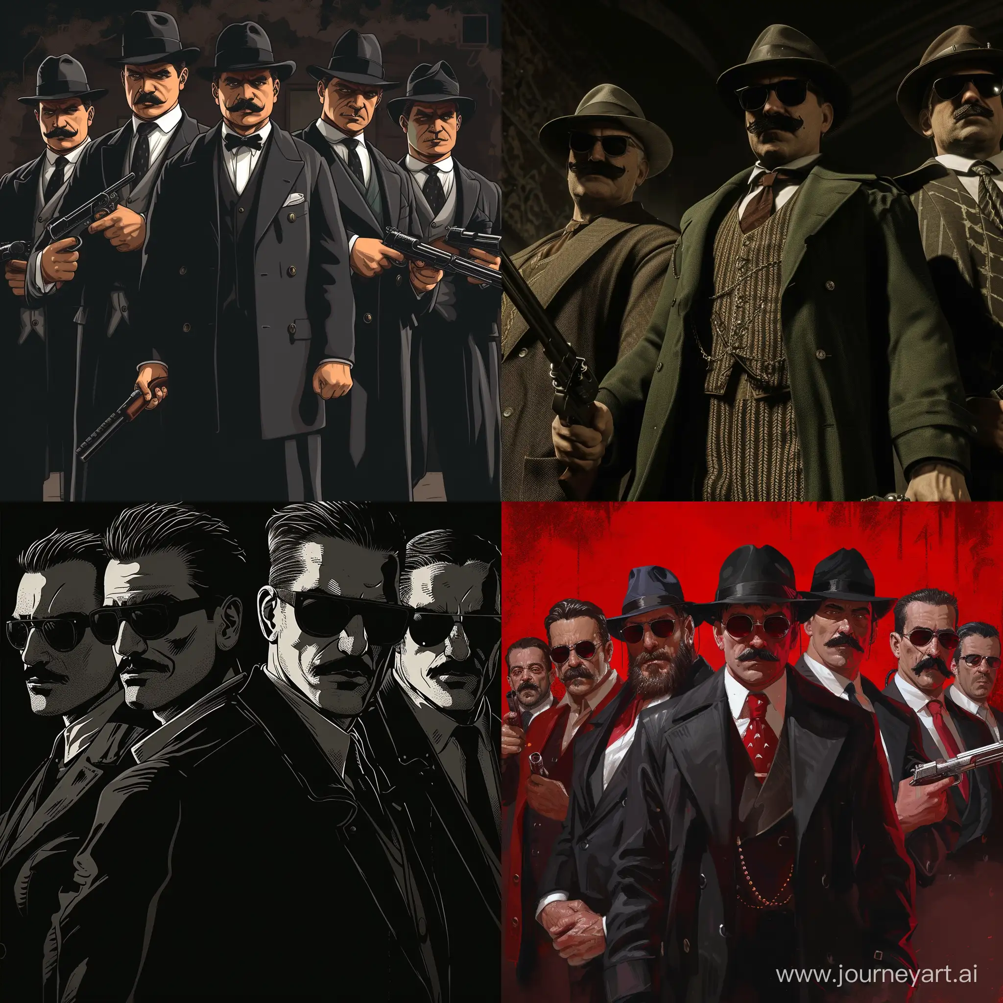 Intimidating-Bassetti-Mafia-Gang-in-Action