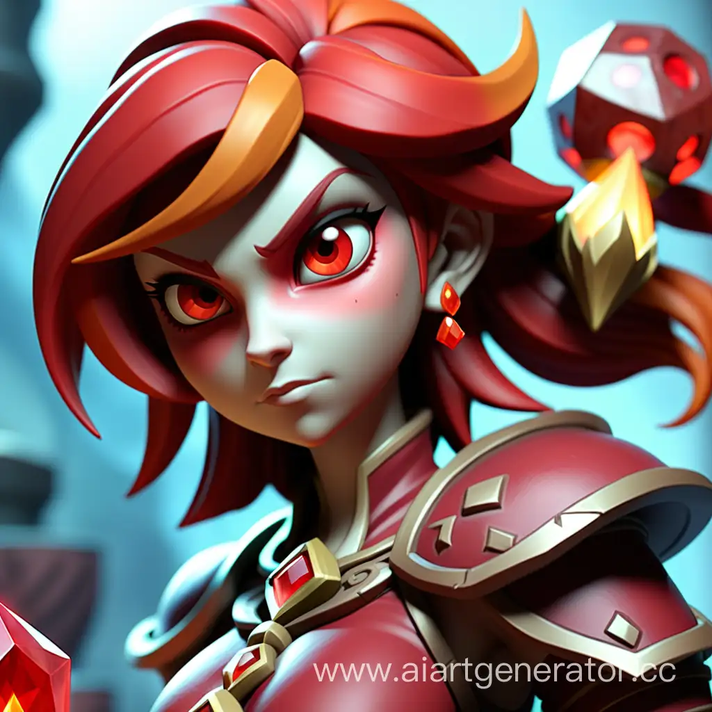 Lina-from-Dota-2-Exquisite-Ruby-Statue-Depiction