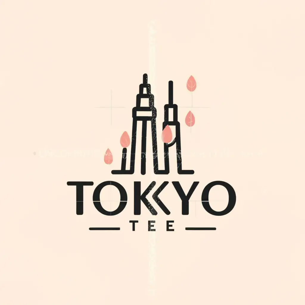 LOGO-Design-For-Tokyo-Tee-TokyoInspired-Typography-with-Moderate-Style-for-Retail-Brand