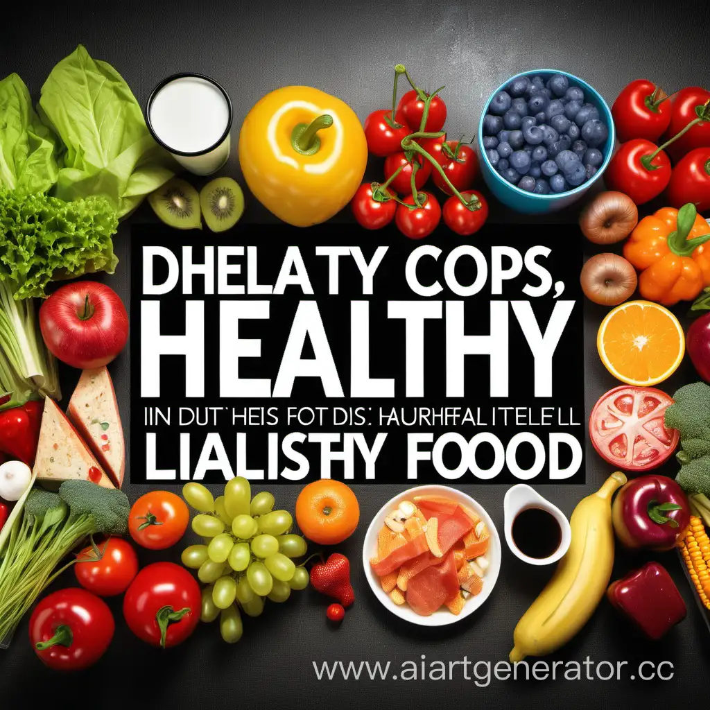 Healthy lifestyle, Healthy food, Harmful food,