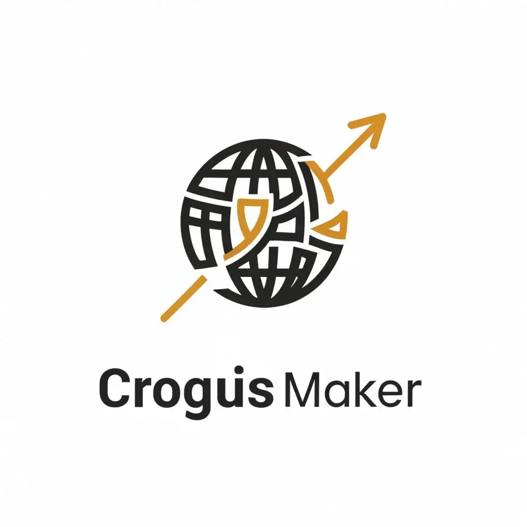 a logo design,with the text "Croquis Maker", main symbol:earth, pin, maps,,Moderate,be used in Construction industry,clear background