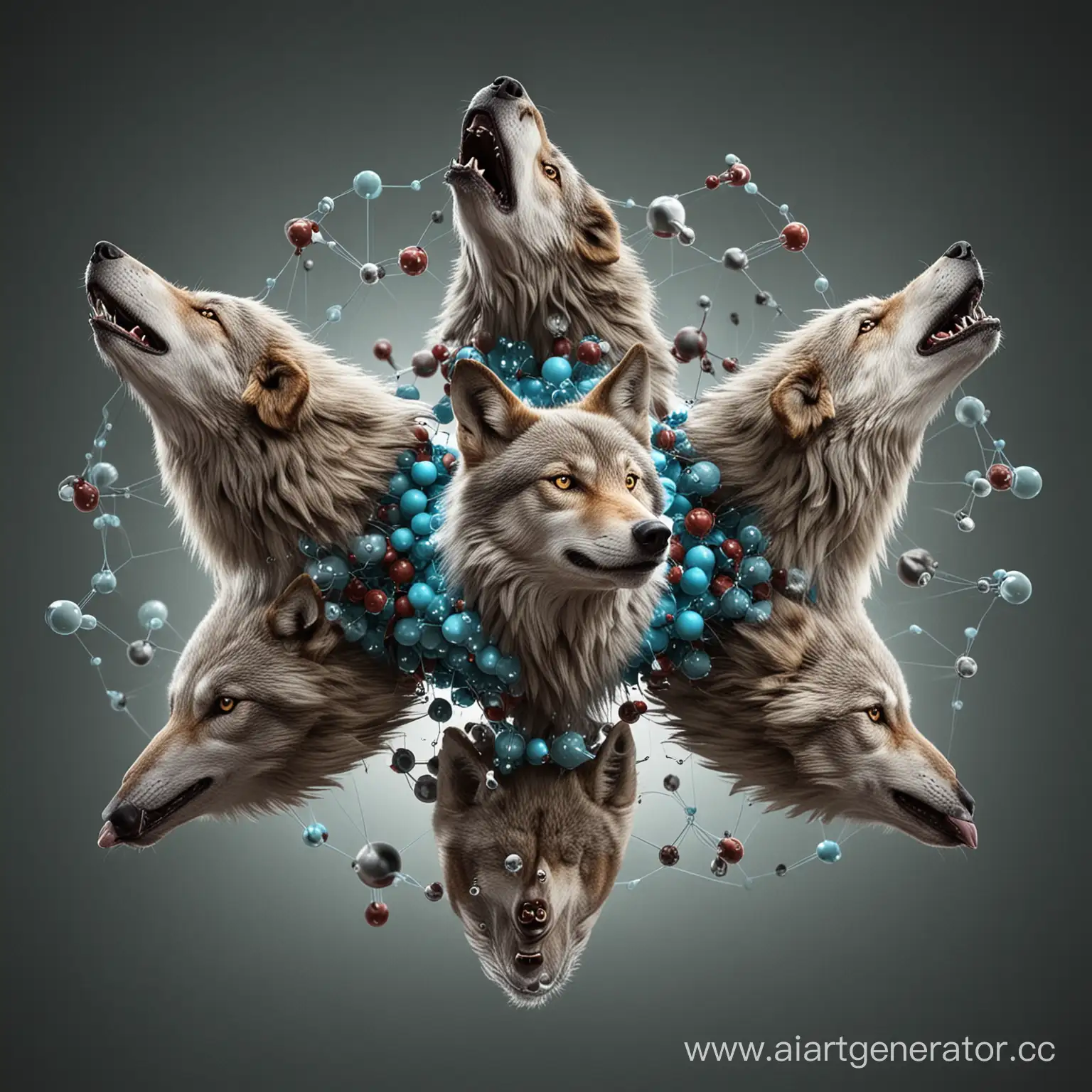 волки вокруг которых летают молекулы анилина
