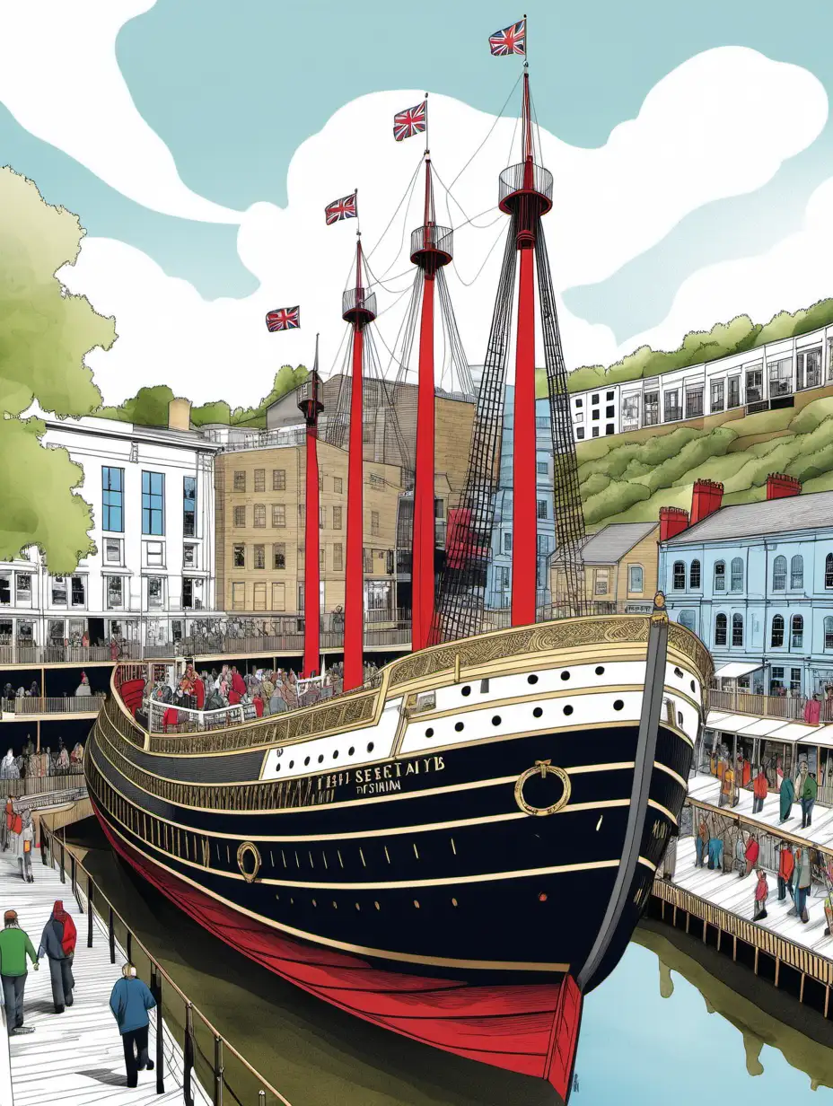 Boat Tour of Bristols Waterways Exploring SS Great Britain and Culinary Delights