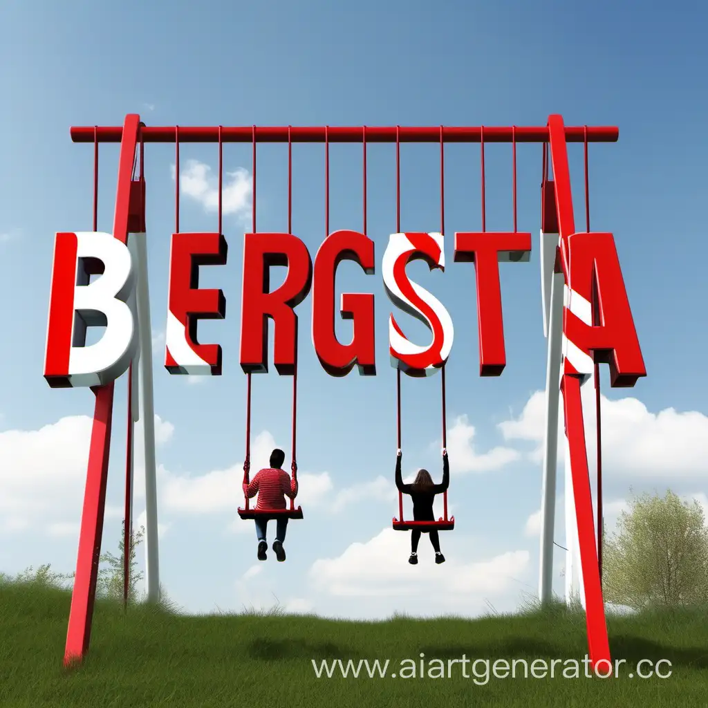 BERGSTA-Swing-with-Red-and-White-Colors-Reaching-Skyward