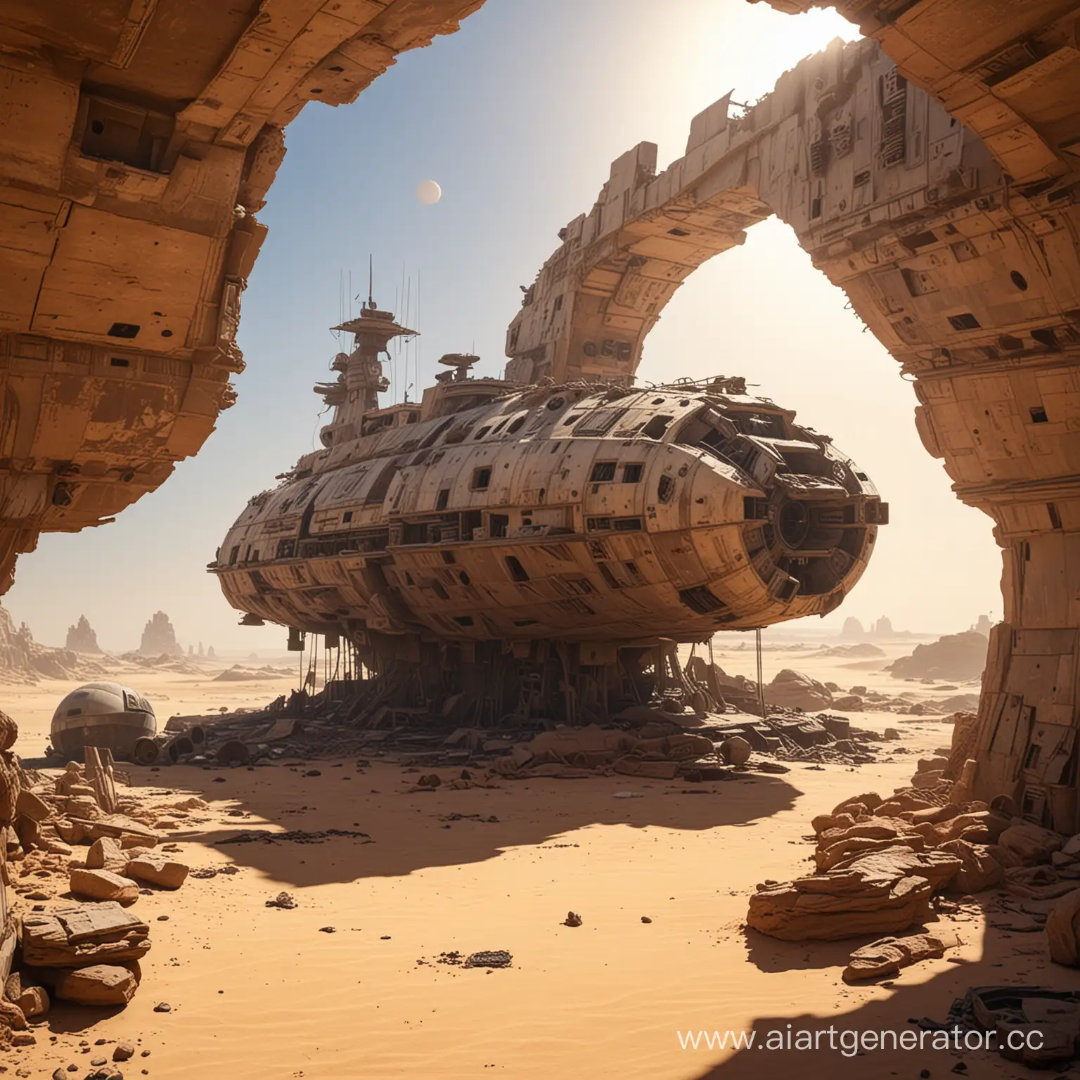 Sunset-on-Tatooine-Exploring-the-Ruins-of-the-Empires-Ships