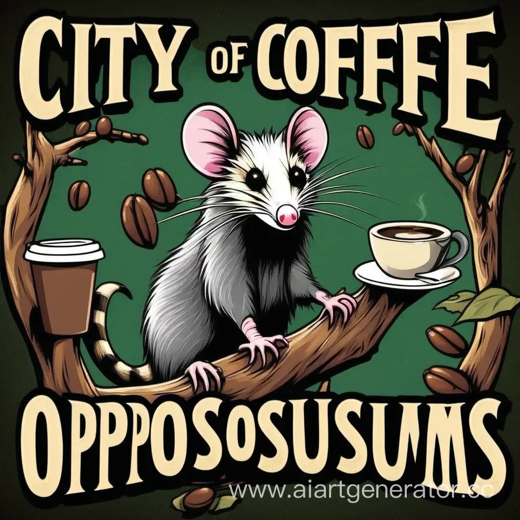 Urban-Opossums-Enjoying-Coffee-Culture