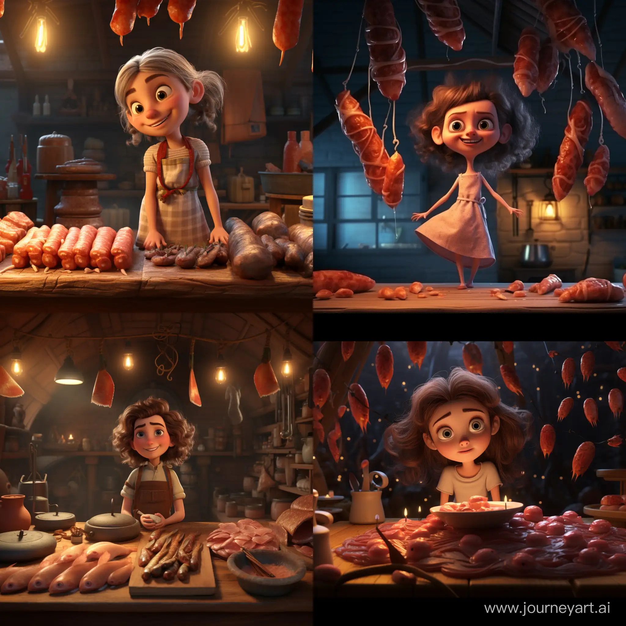 The Sausage Fairy. 3D animation 