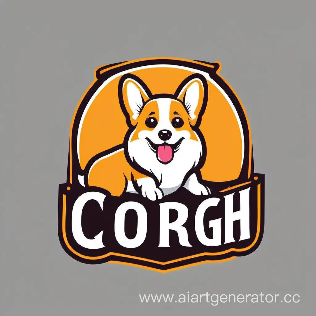 логотип, корги, logo, corgi