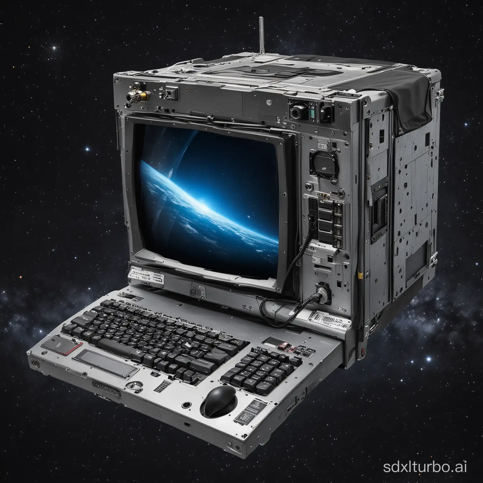 Starry-Galaxy-Surrounding-Futuristic-Laptop