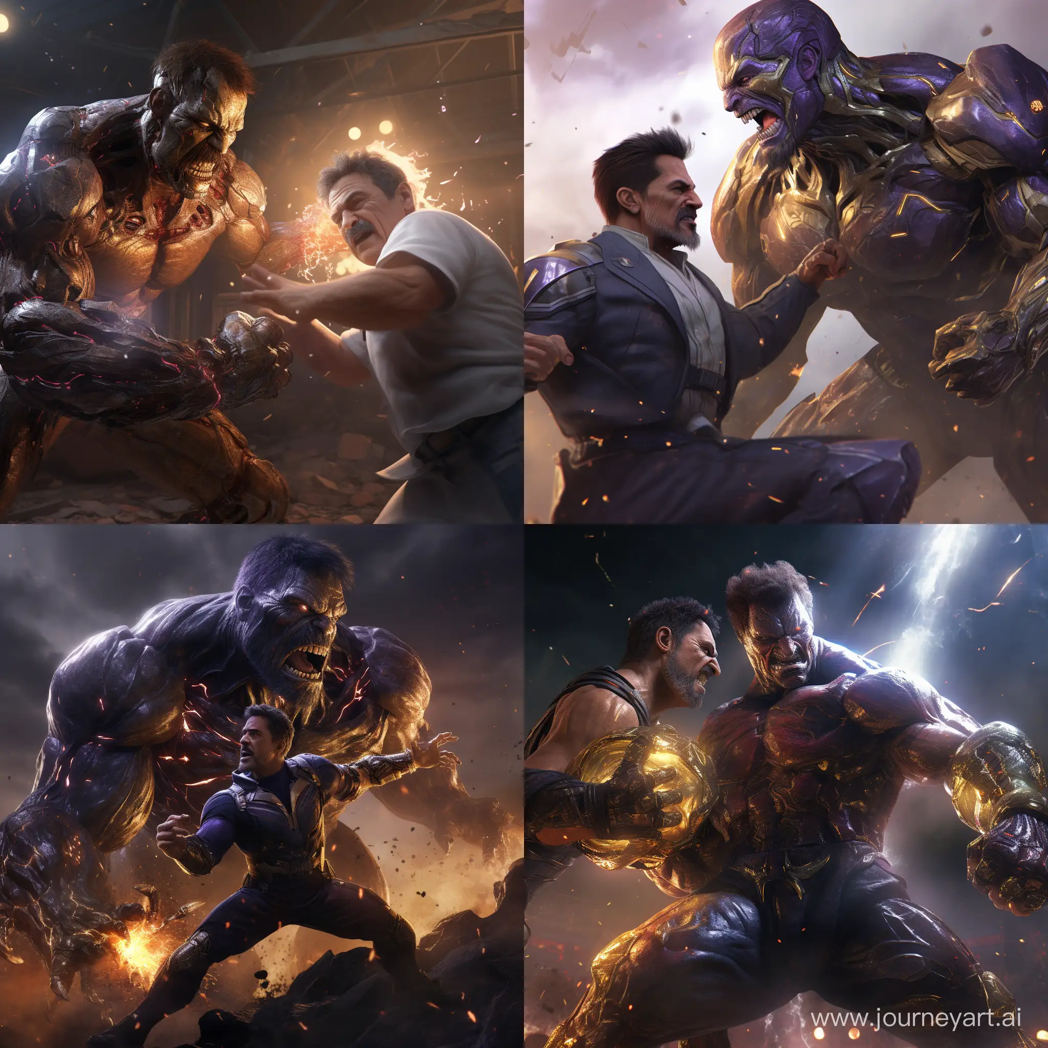 Epic-Battle-Tony-Stark-vs-Thanos-in-Stunning-2k-HDR-4k-Resolution