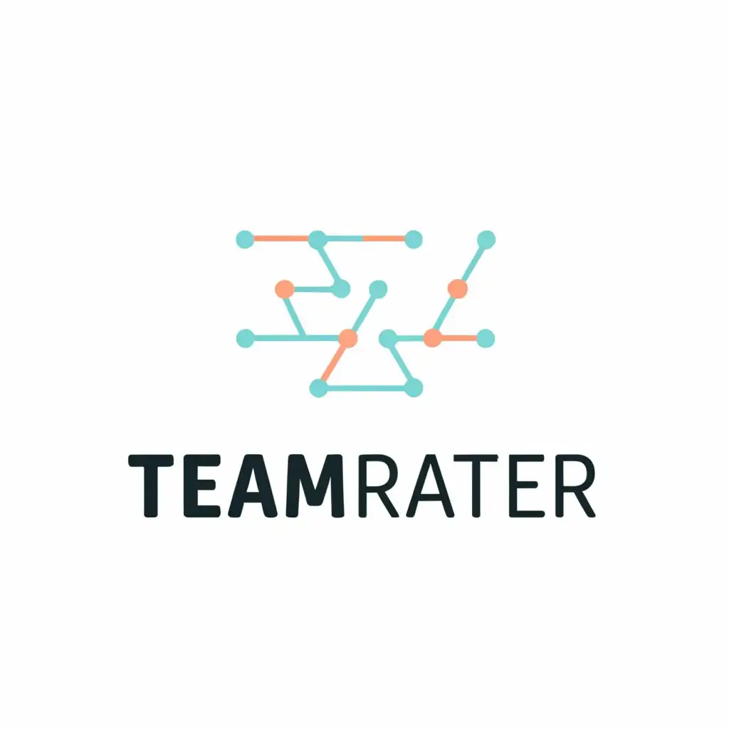 LOGO-Design-For-TeamRater-Futuristic-Typography-with-Team-Rating-Symbol