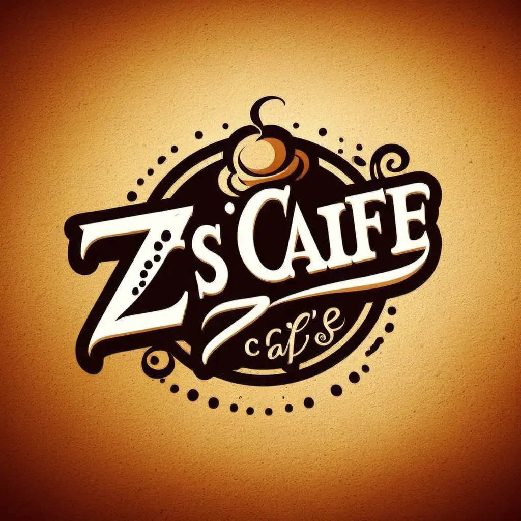  Create fantasy style logo for "Z's Cafe"