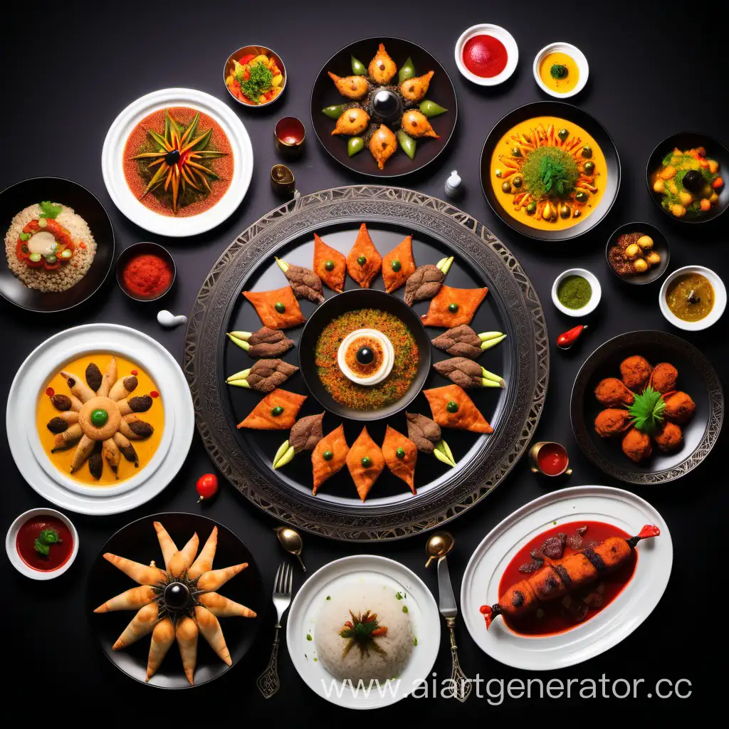 Exquisite-Arabian-Cuisine-Fine-Dining-Haute-Cuisine-Dishes