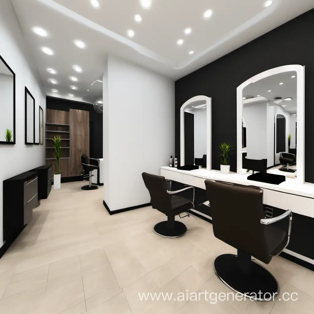 Modern-Hair-Salon-with-Two-Workstations-and-Reception-Desk