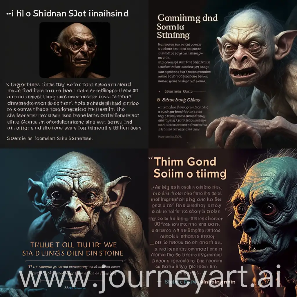 the gollum syndrom speaking about a startup process