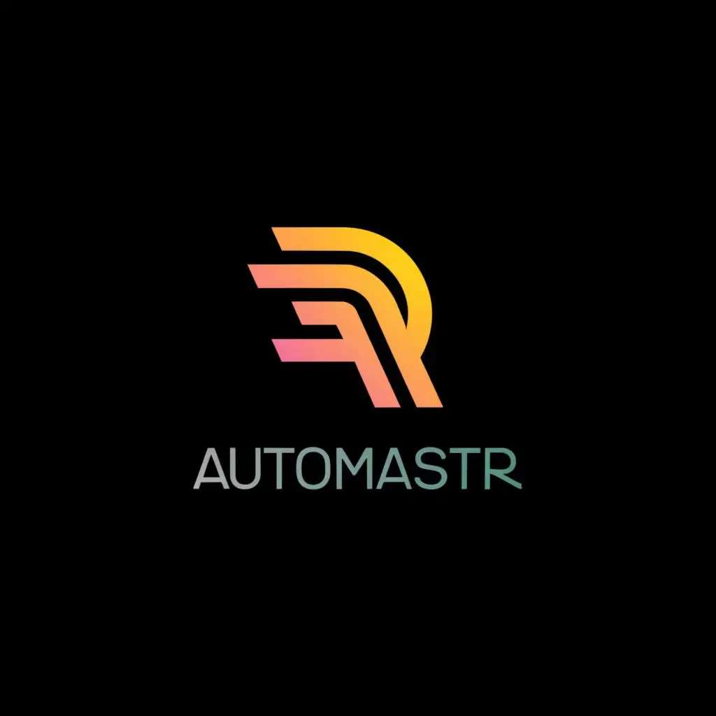 a logo design,with the text "AutoMaster", main symbol:Master,Moderate,be used in Technology industry,white background