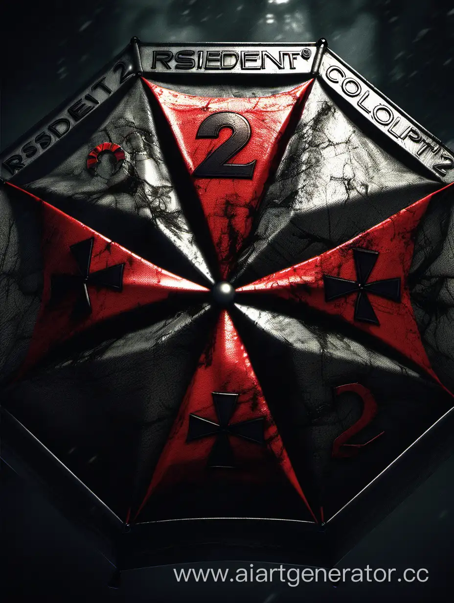 Эмблема по игре Resident Evil 2 umbrella corporation