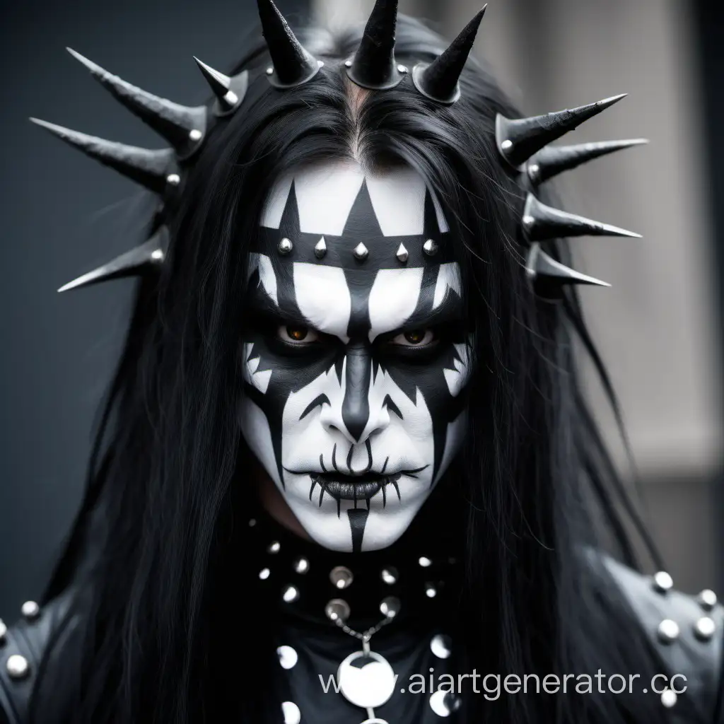 Ethereal-Black-Metal-Enthusiast-with-Spikes-and-Alluring-Gaze