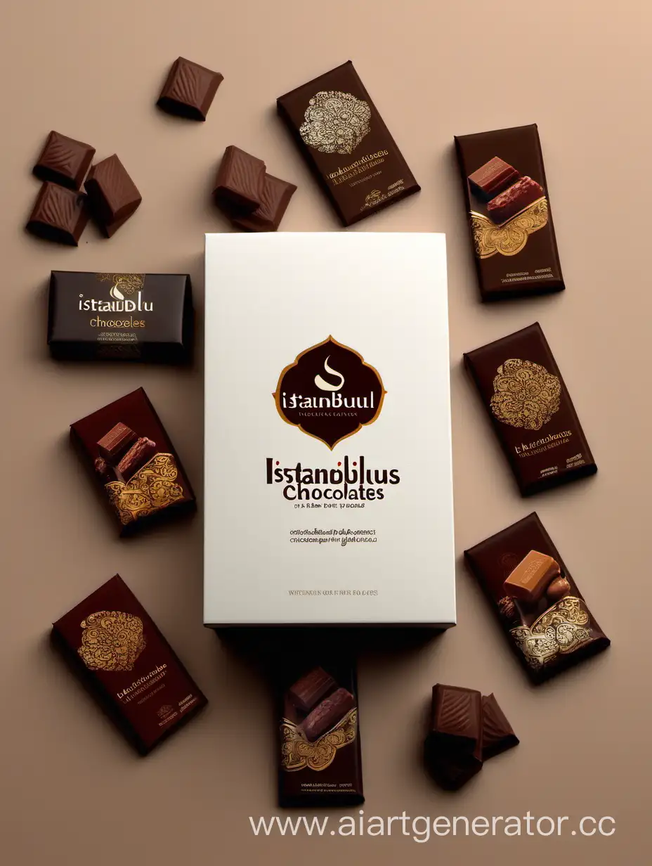 Istanbulicious Chocolates brand design