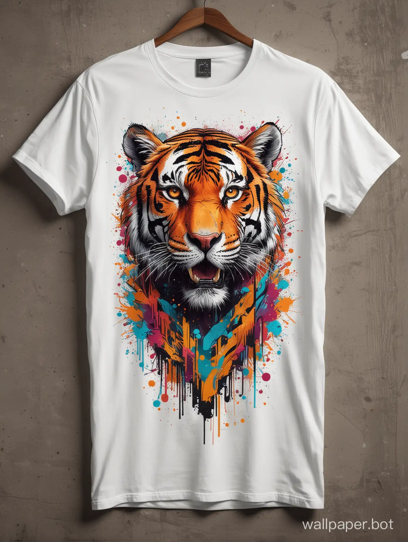 Urban-Tiger-Street-Art-Long-TShirt-Mockup