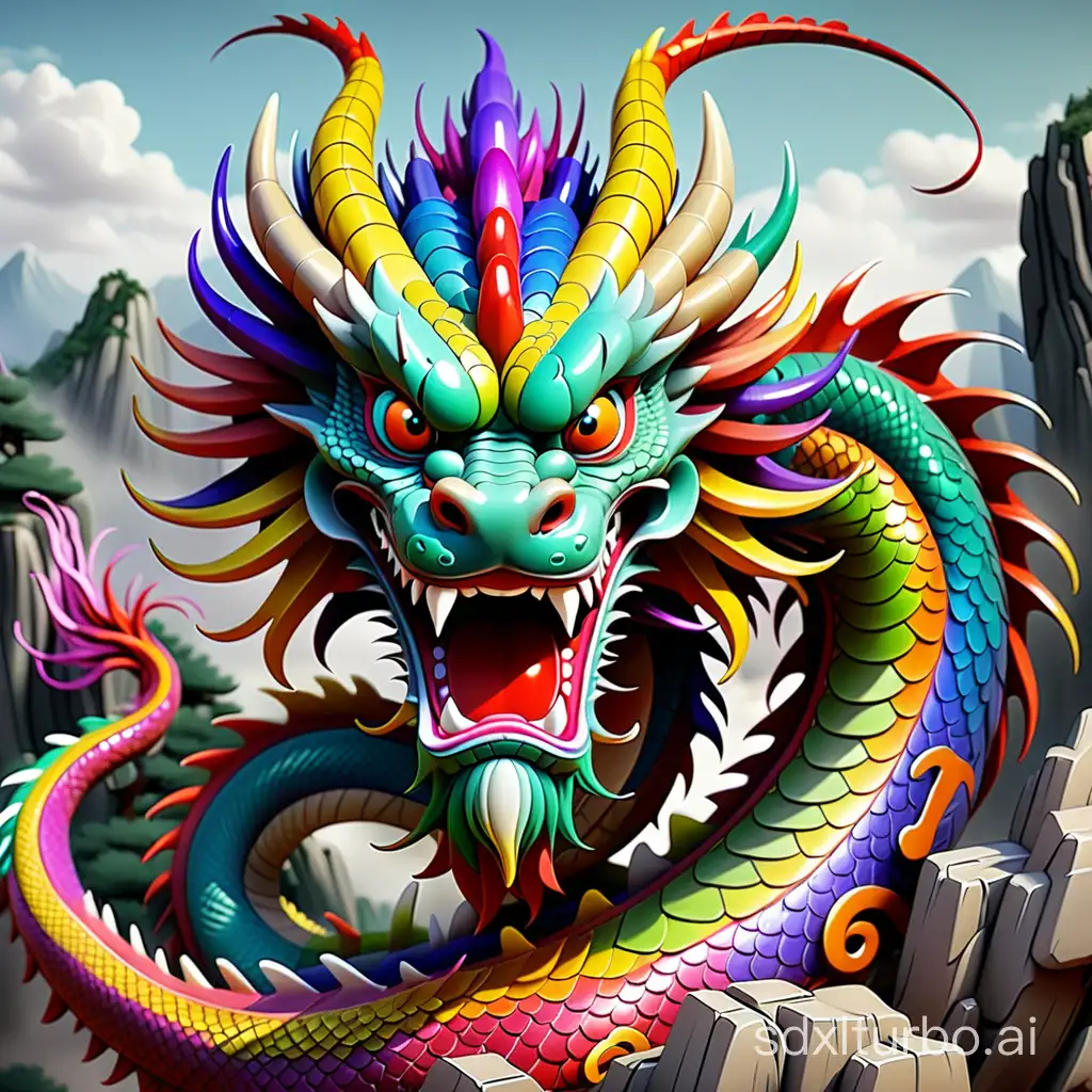 Vibrant-Chinese-Colorful-Dragon-in-Festive-Celebration