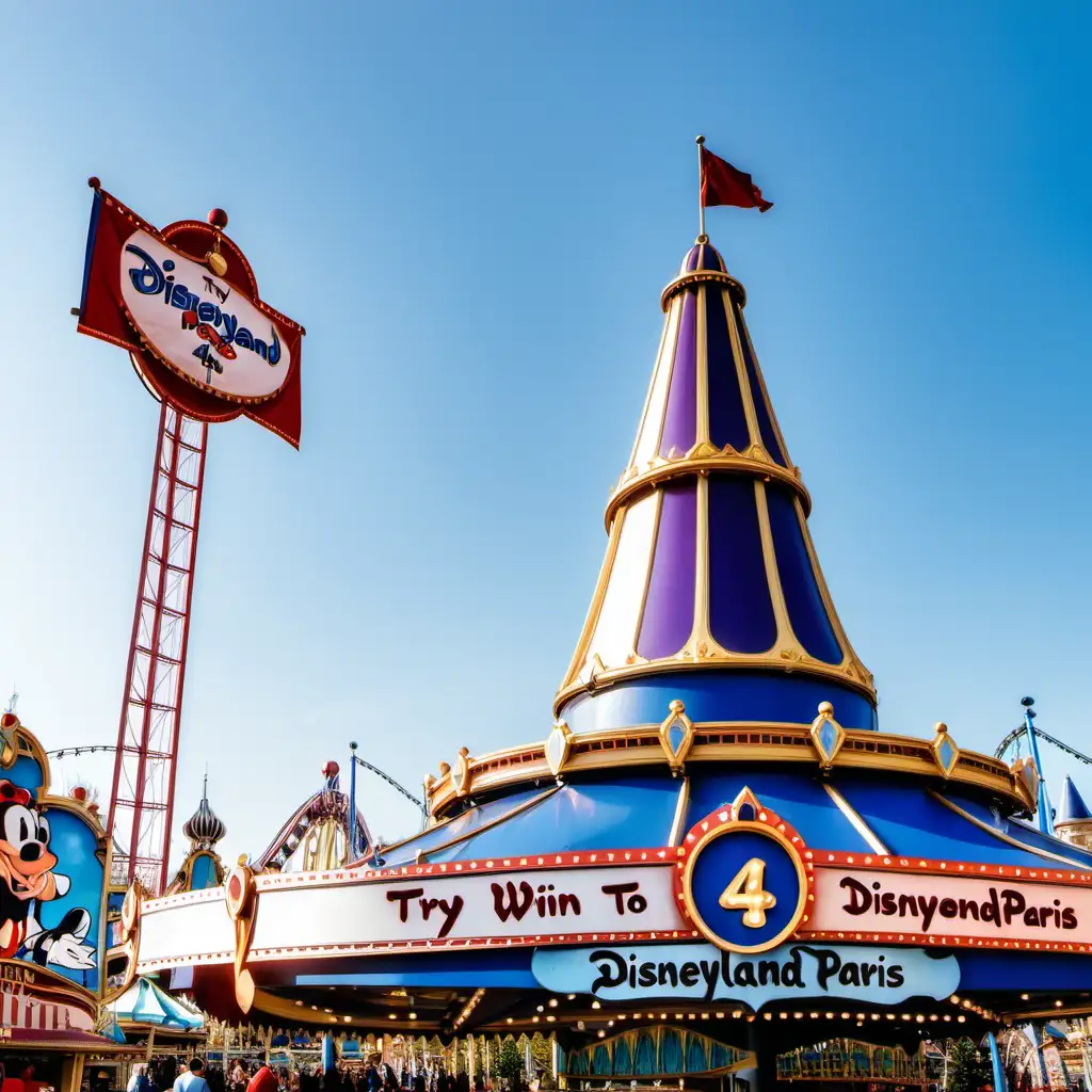 Exciting Amusement Park Rides with a Chance to Win 4 Tickets to Disneyland Paris