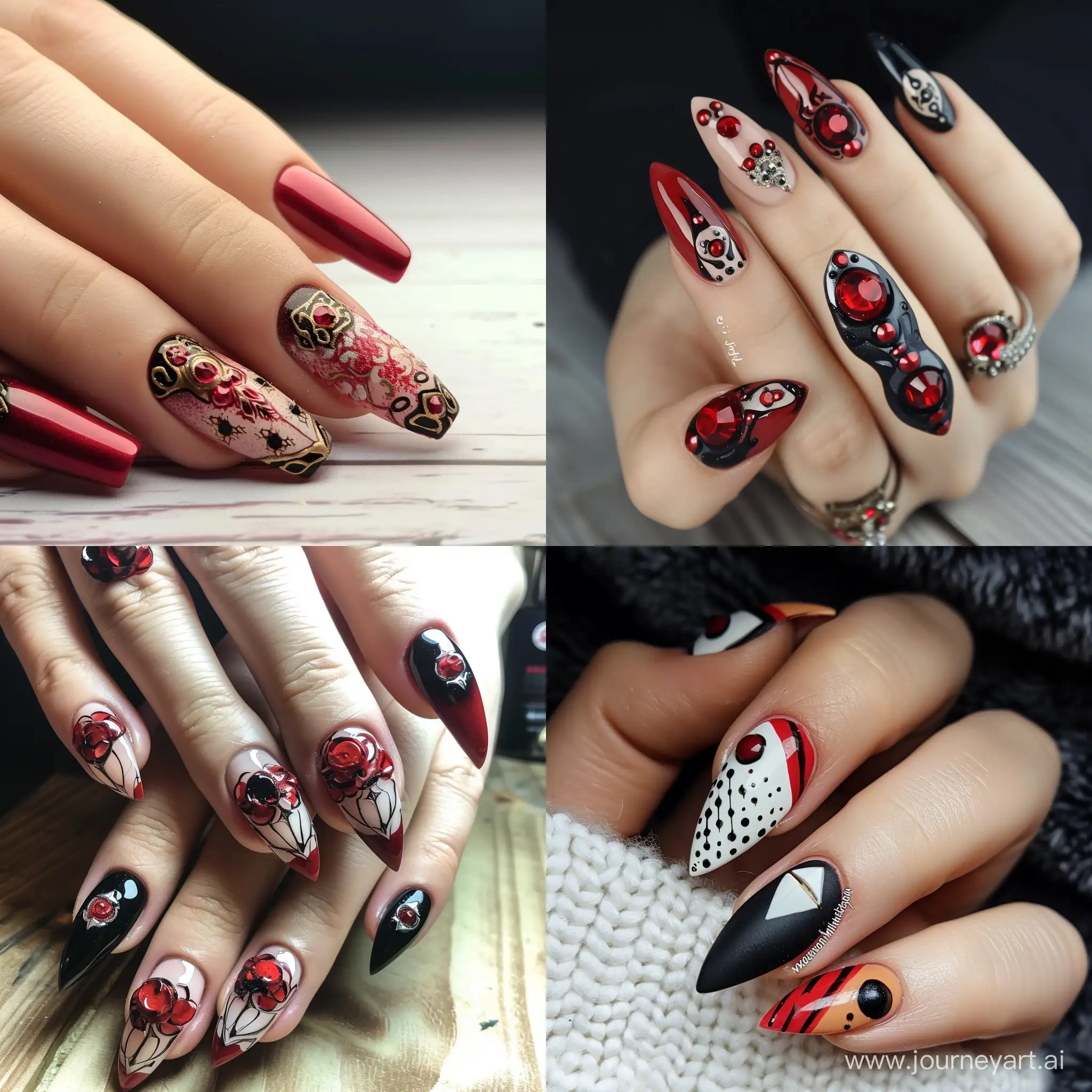 Dota-2themed-Manicure-Art-in-Square-Format-Version-6