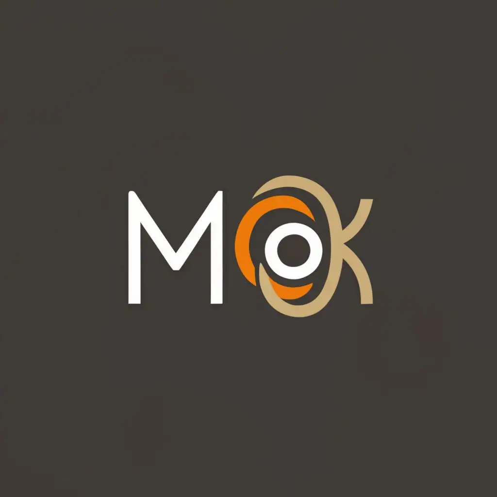 a logo design,with the text "MOK", main symbol:MOK,Moderate,be used in Education industry,clear background