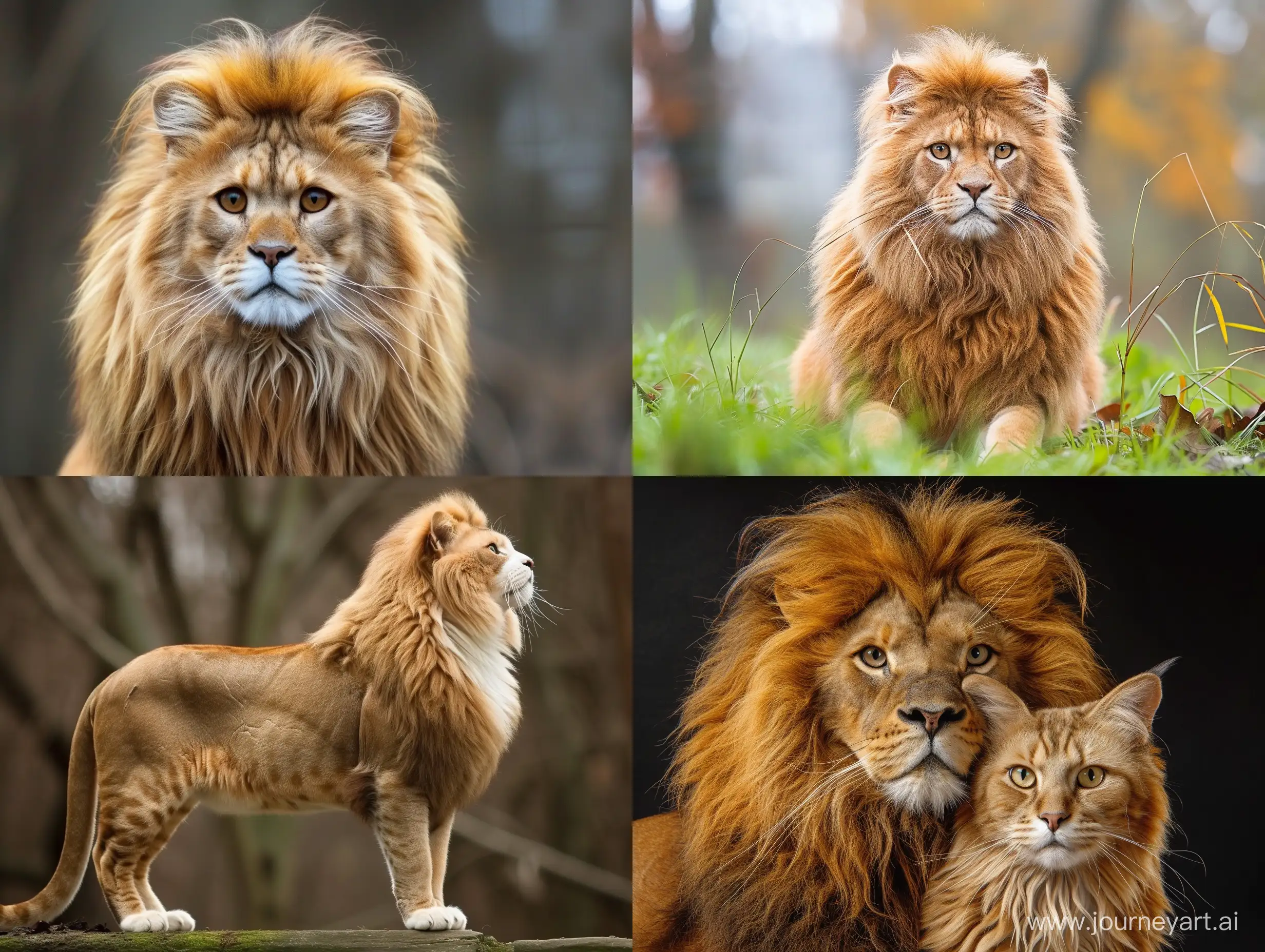 Majestic-Feline-Fusion-CatLion-Hybrid-Roaming-Proudly