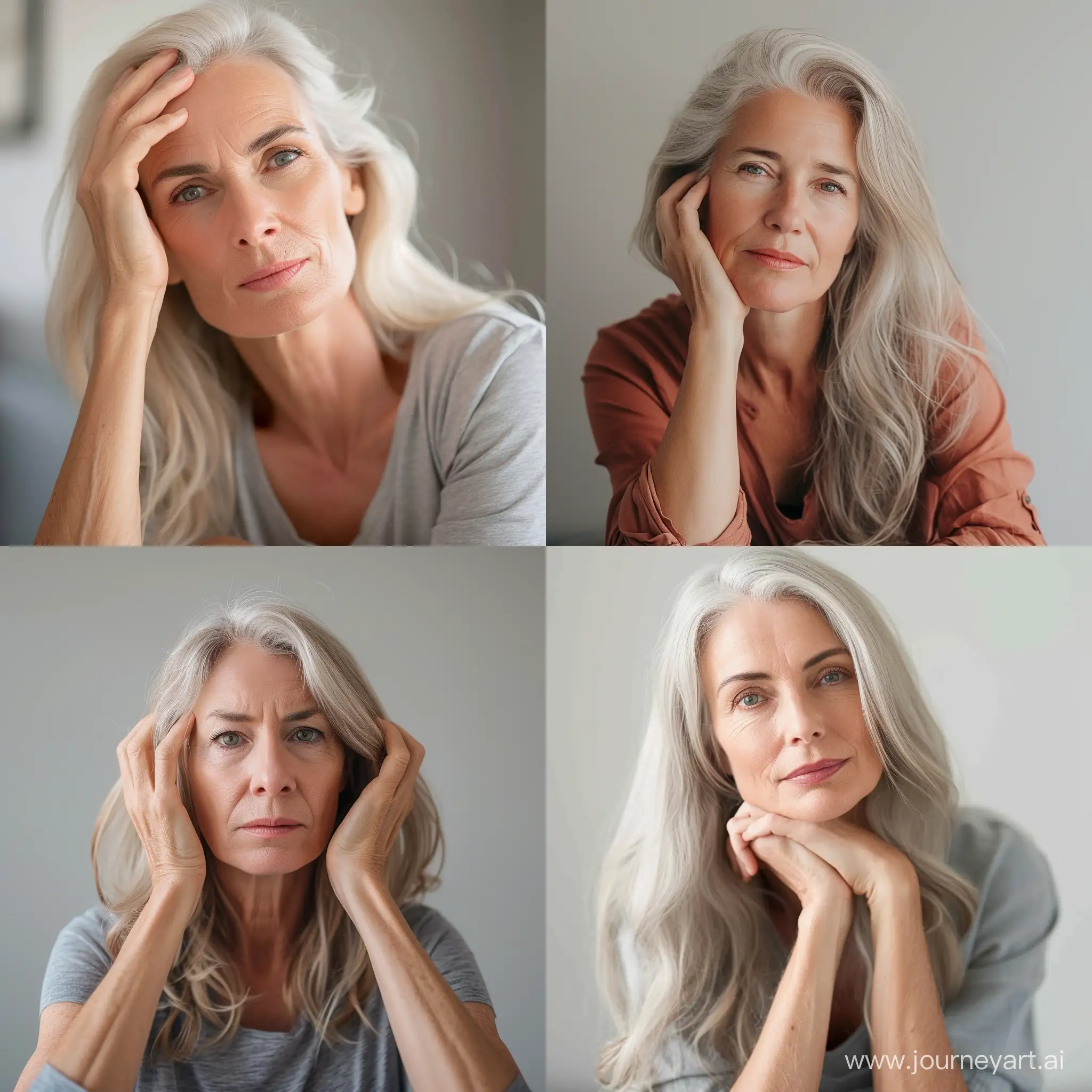 Menopausal-Woman-Coping-with-Symptoms-Artistic-Depiction