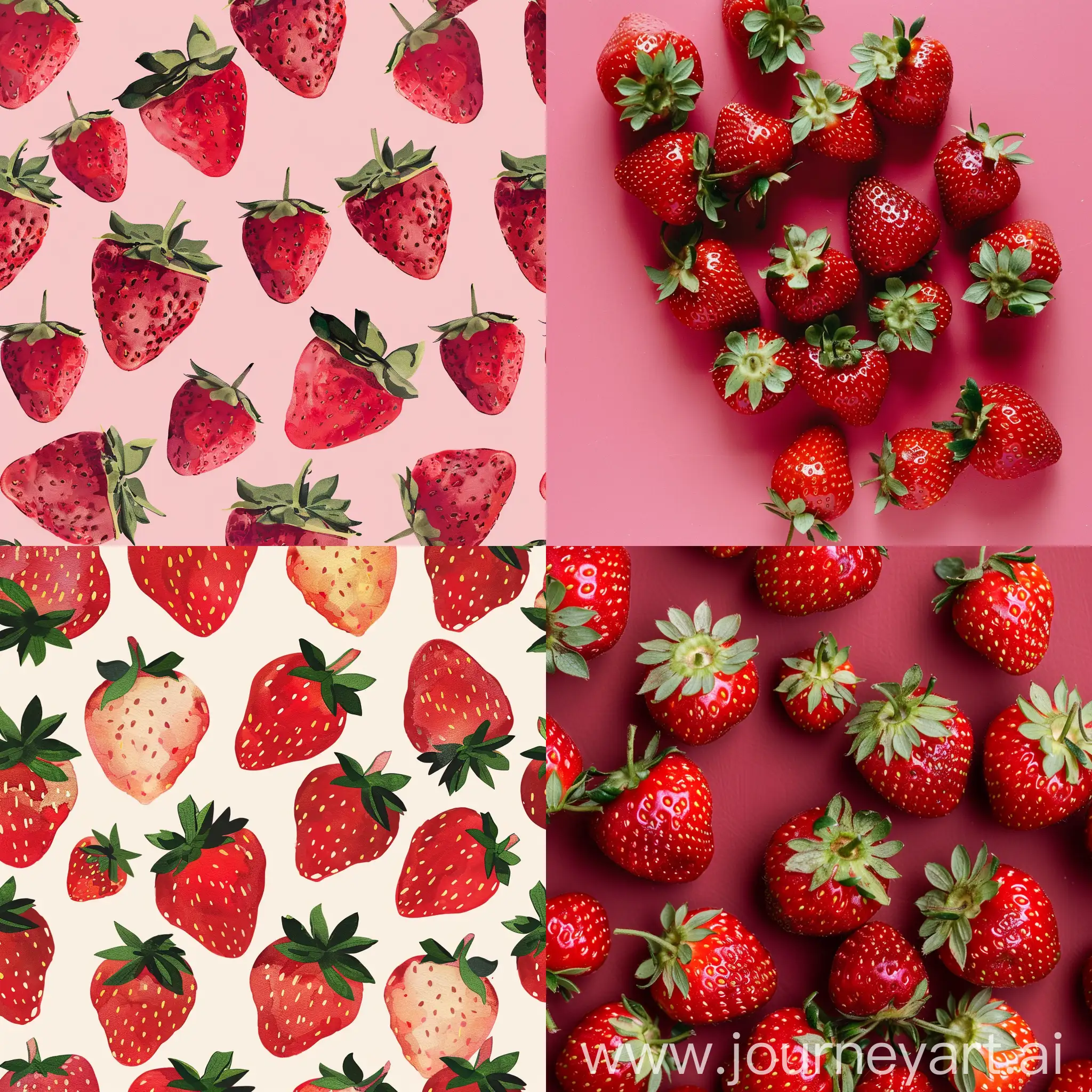 Cute aesthetic fashion strawberries wallapaper