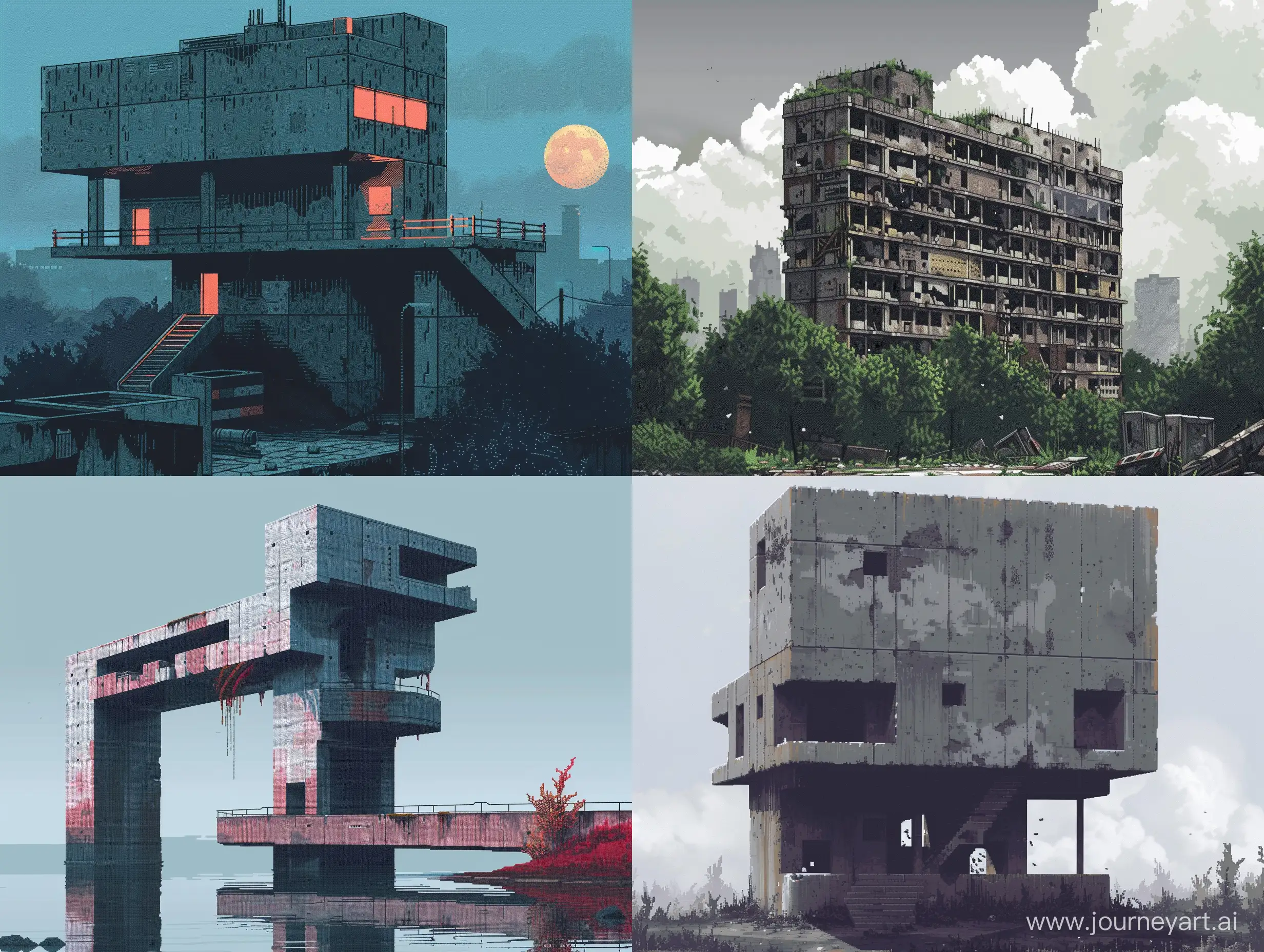 Brutalist-Pixel-Art-Landscape-with-Unique-Aspect-Ratio