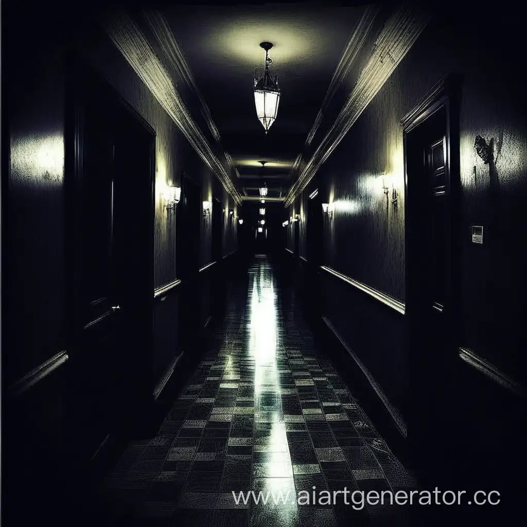 Eerie-Sneaking-Intriguing-Exploration-in-a-Dimly-Lit-Corridor